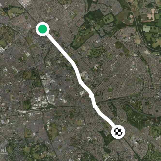 Trans Pennine Trail - Broadway to Belle Vale