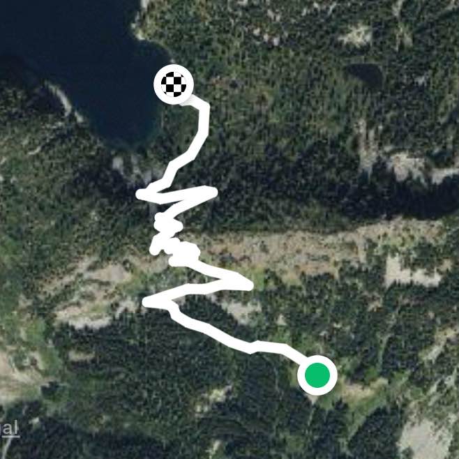 Snow lake (half of trail)