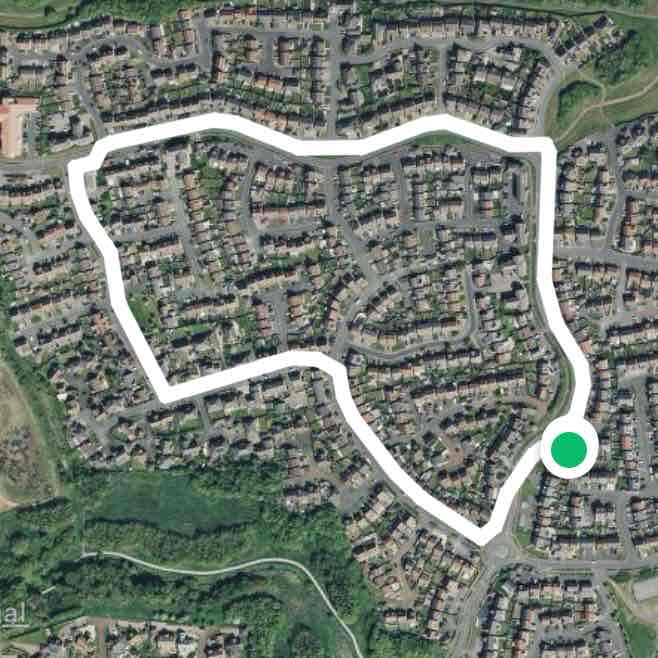 Walk with calf strain