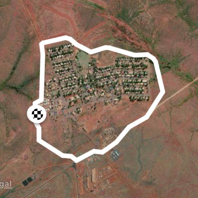 Pannawonica outer town loop.