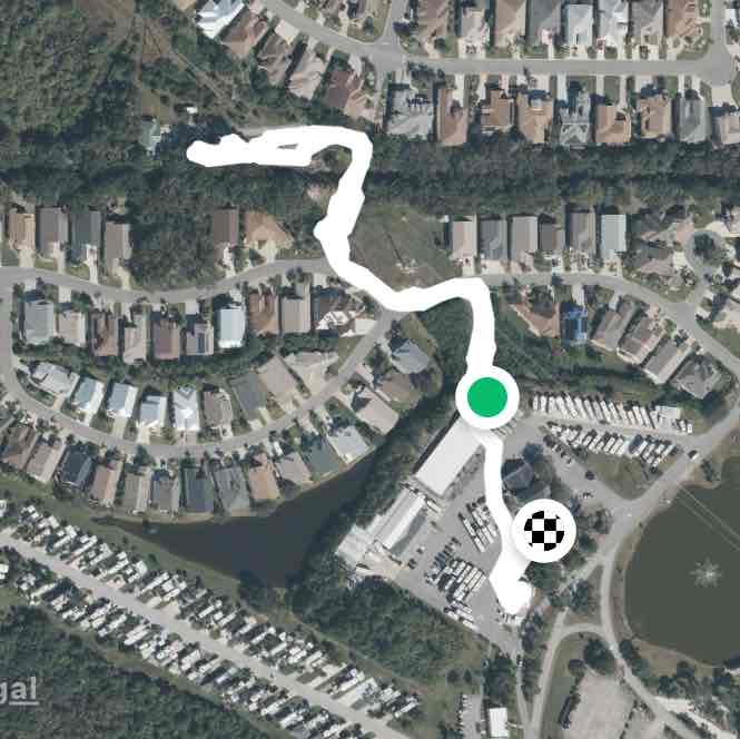 Eagles Pride to Nature Center and back