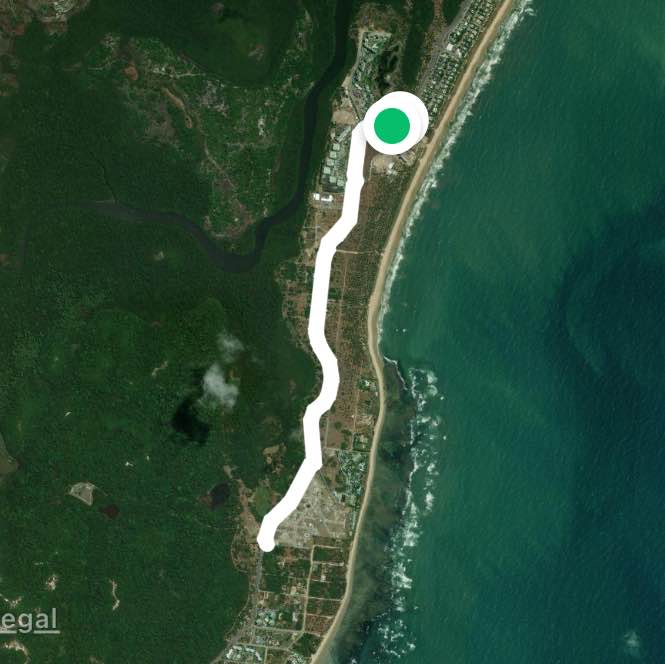 Rota dos coqueiros- 6km- Paiva