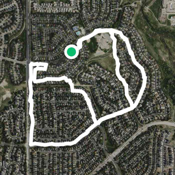 Bella’s Walking route