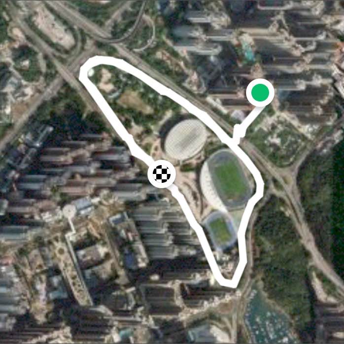 Velodrome and TKO sports centre 3K (1.5Laps)