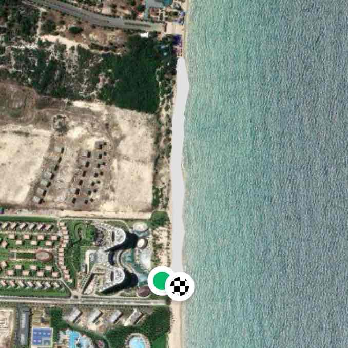 아미아나 리조트 프라이빗 바이다이 해변 산책