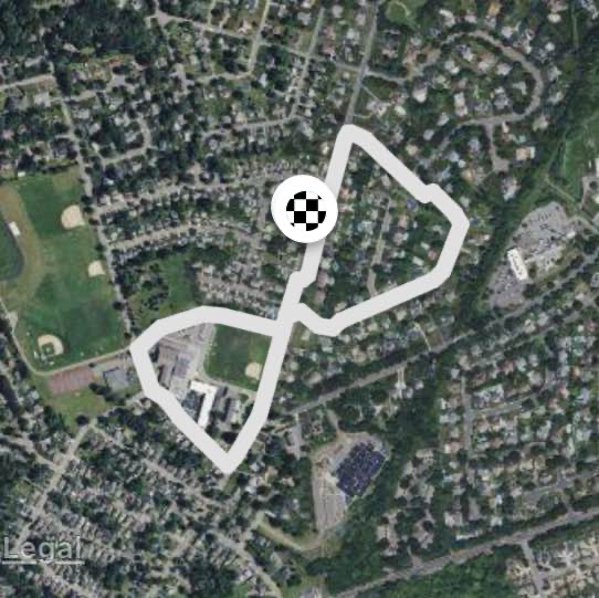Long school horseshoe