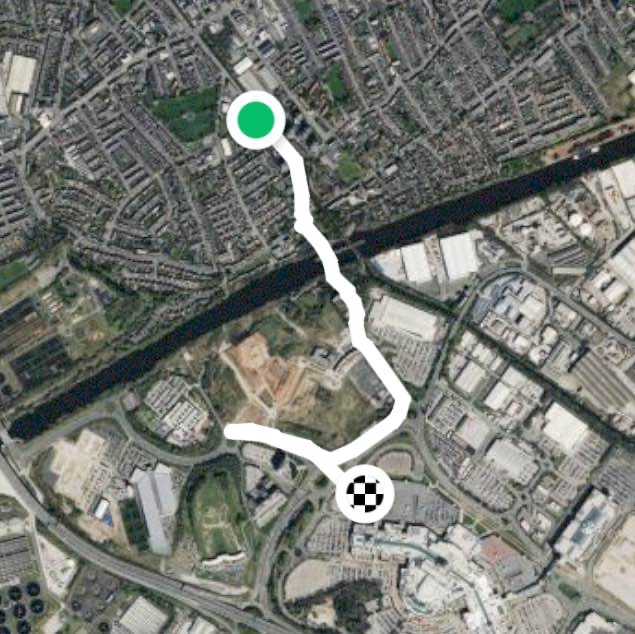 Barton Road via Trafford Centre