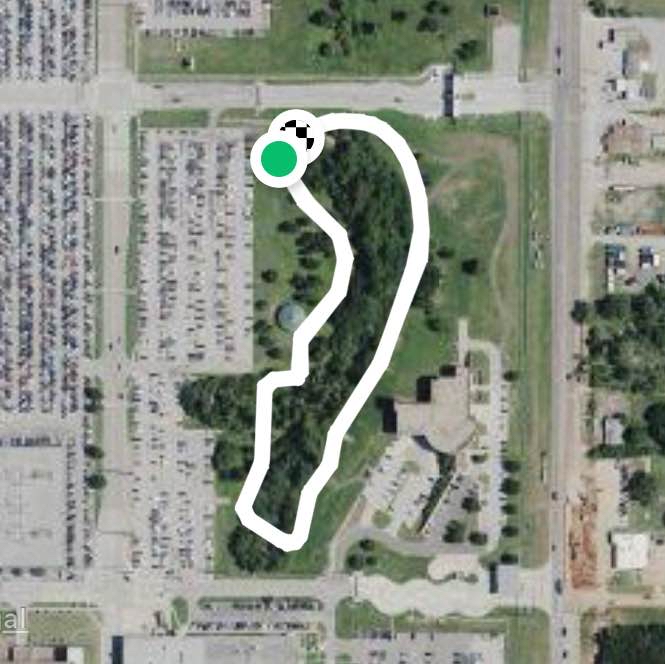 Lancer gate walking trail on TAFB near 3001