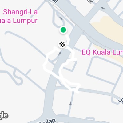 Golden triangle  walk