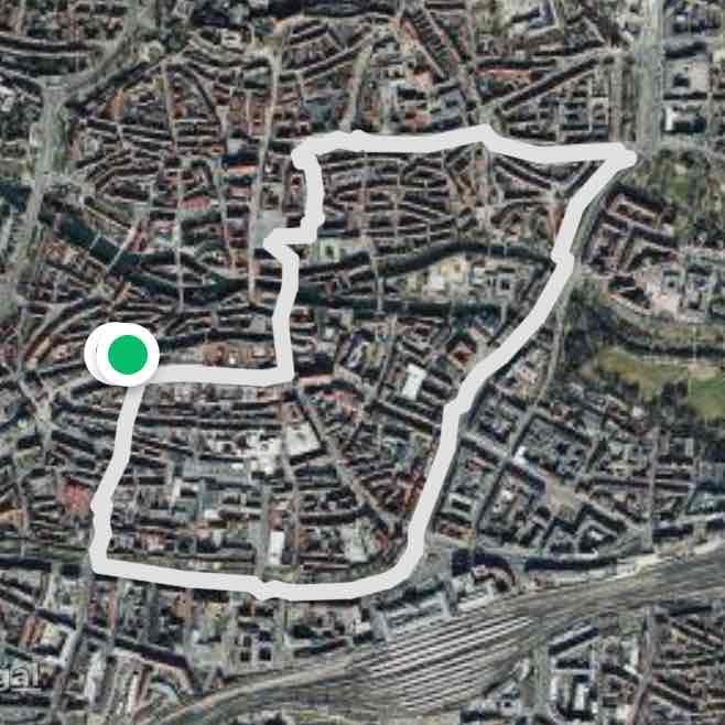 Nürnberg Mauer kleine Runde