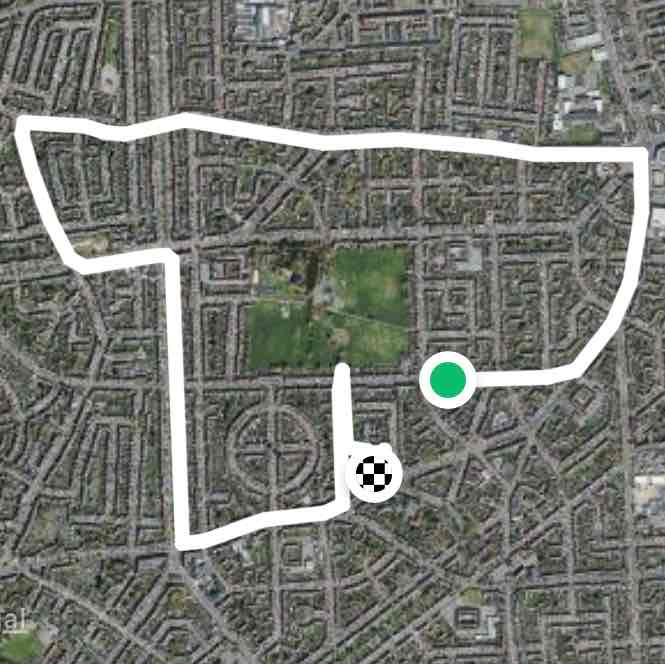 Lap around the block