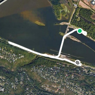 Big Dam Bridge, LR to NLR in AR