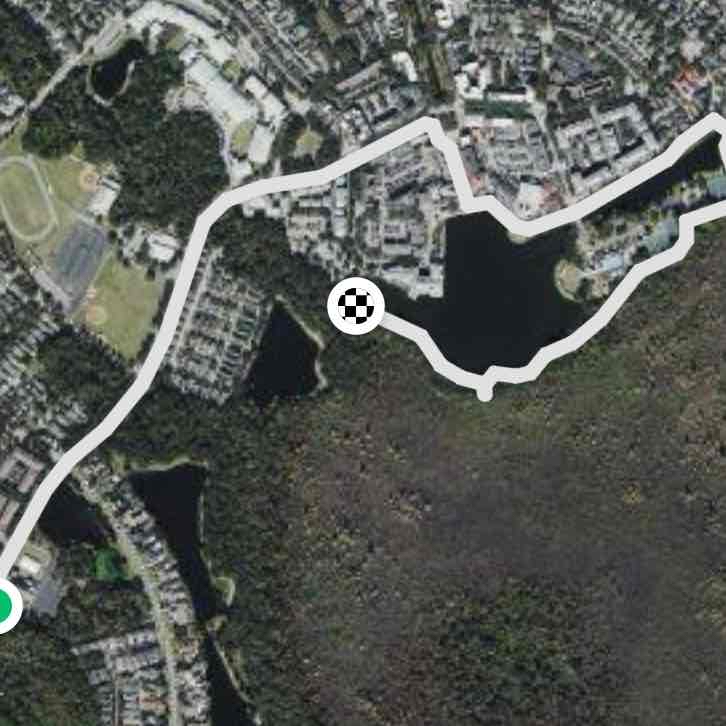 Celebration 1.6mi/2.7km route
